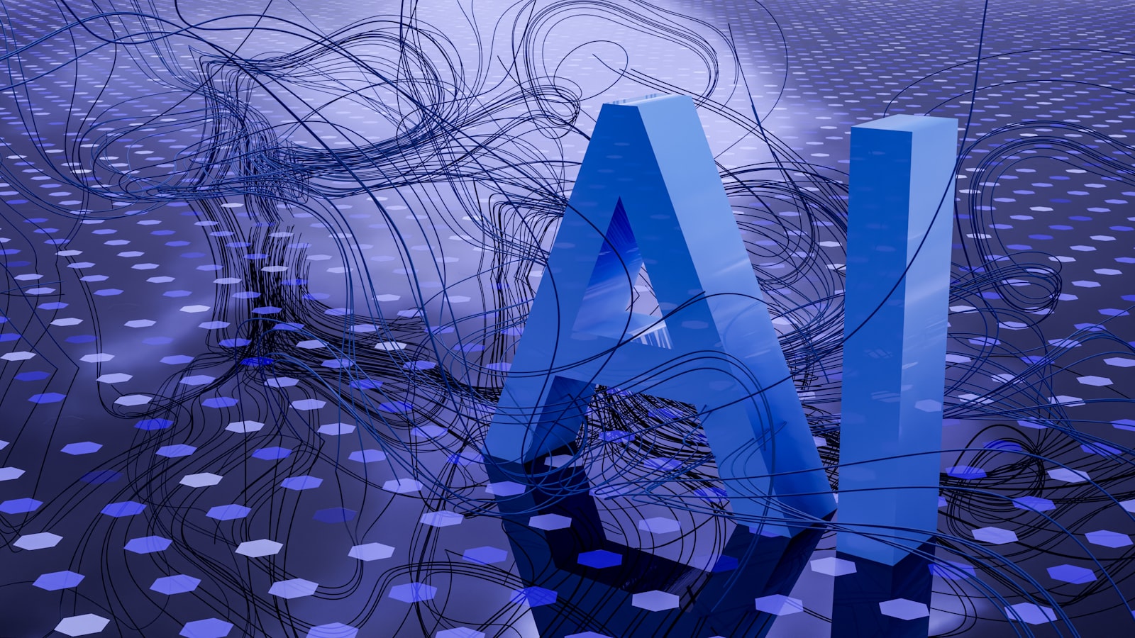 Abstract AI / digital texture